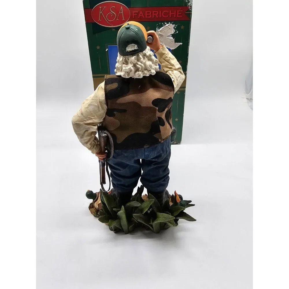 KSA Kurt S‎ Adler RARE Morning Watch Fabriche Santa Duck Hunting Googly Eyes